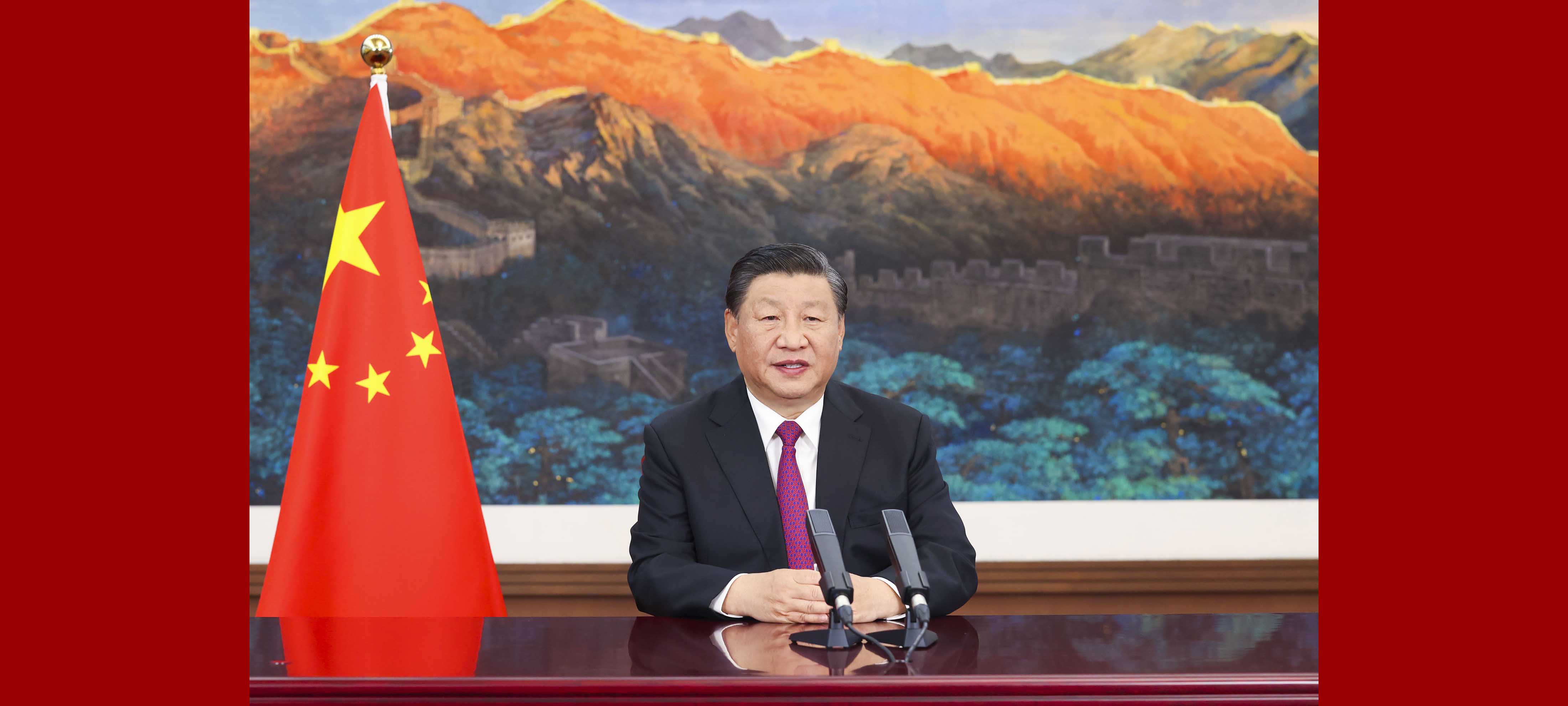 Xi envia mensagem de vídeo ao Pavilhão da China na Expo 2020 de Dubai