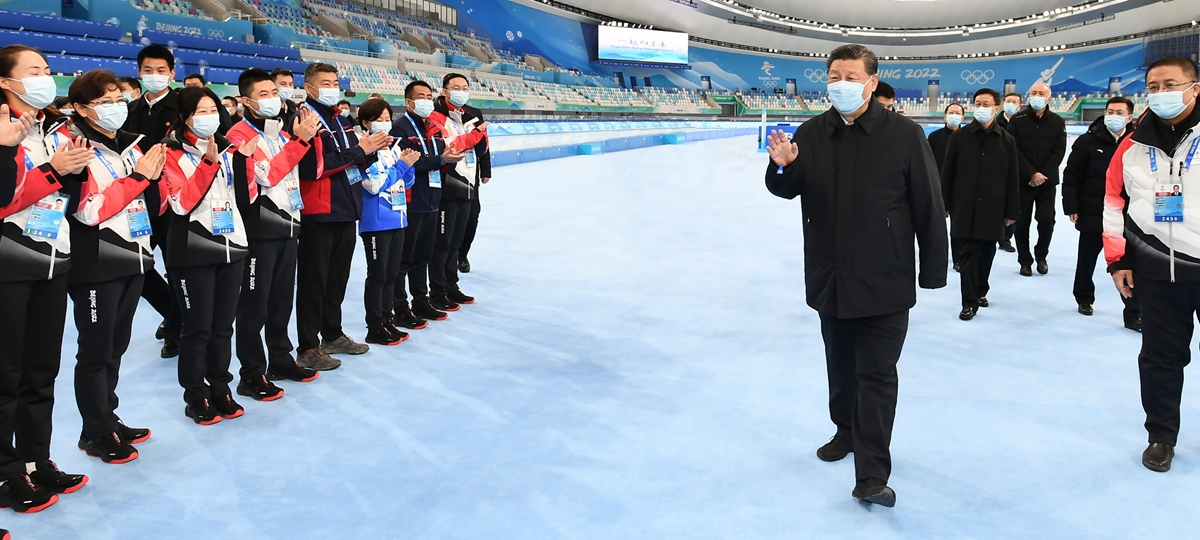 Xi inspeciona preparativos para Olimpíadas de Inverno de Beijing 2022