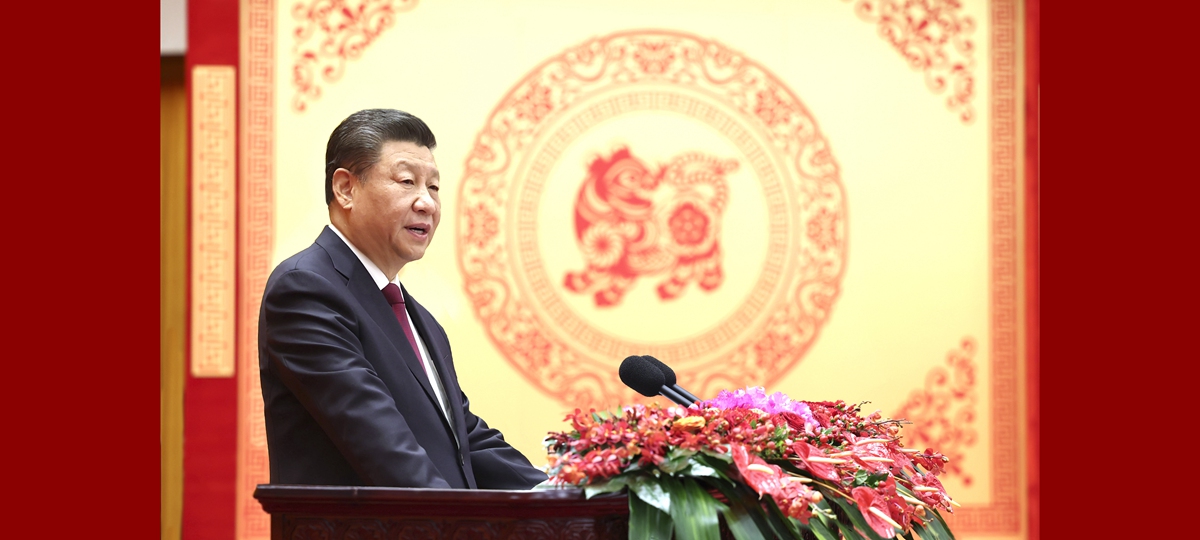Enfoque: Xi estende felicitações pela Festa da Primavera a todos os chineses e destaca unidade e trabalho duro para futuro compartilhado