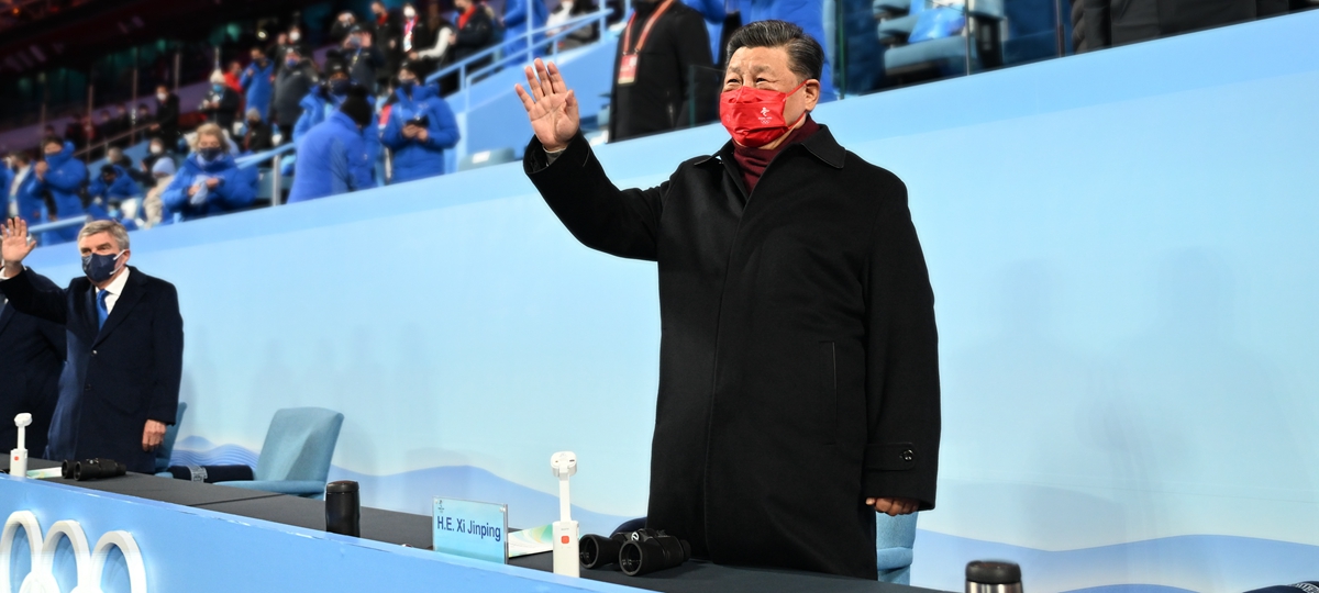 Xi participa da cerimônia de encerramento dos Jogos Olímpicos de Inverno de Beijing