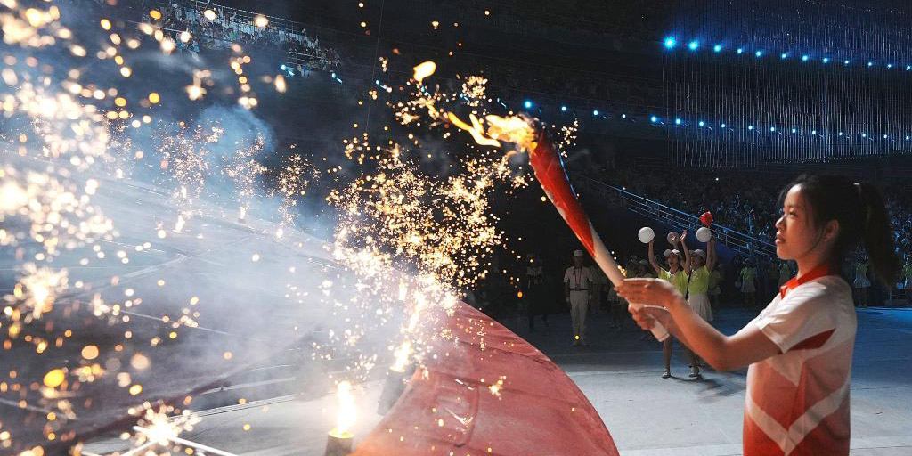 Destaques da cerimônia de abertura dos 14ª edição dos Jogos Nacionais da China