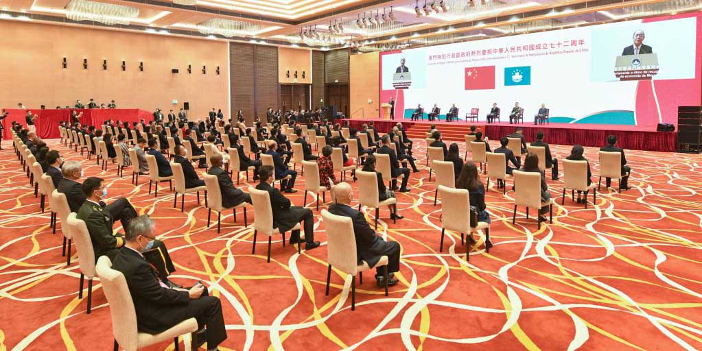 Macau realiza recepção para celebrar o 72º aniversário da fundação da RPC