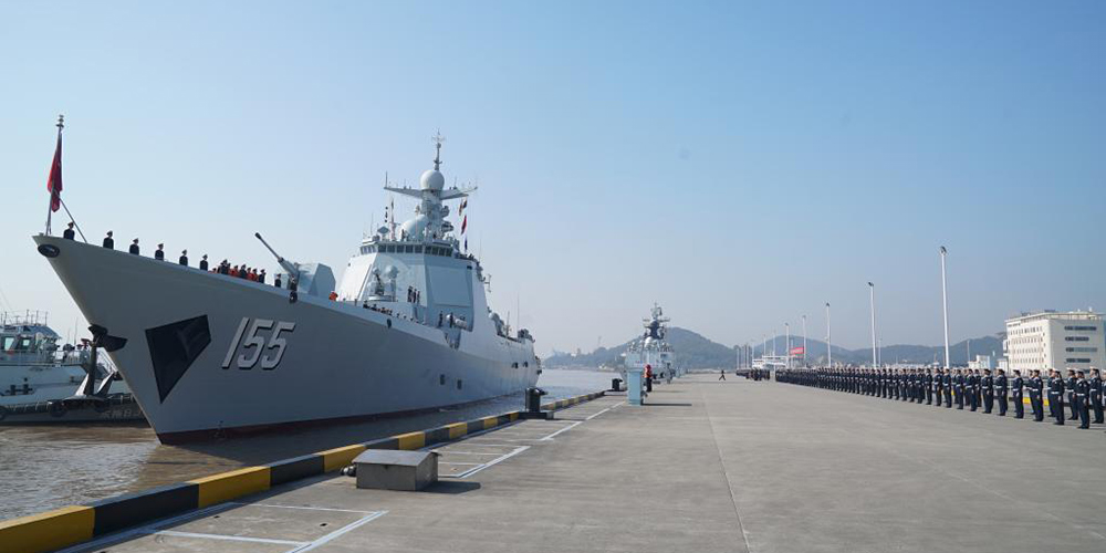 Frota da Marinha chinesa retorna de missões de escolta no Golfo de Áden