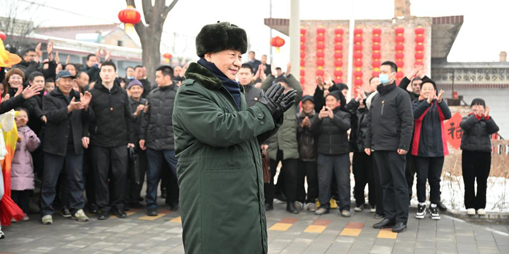 Xi visita Shanxi antes do Ano Novo Chinês