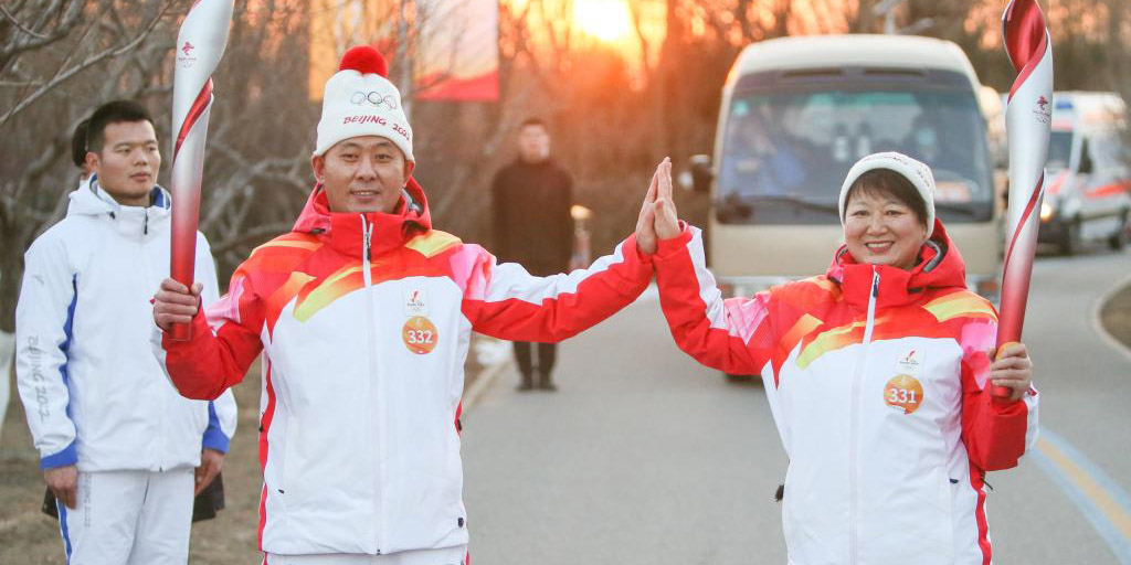 Fotos: revezamento da tocha dos Jogos Olímpicos de Inverno de Beijing 2022