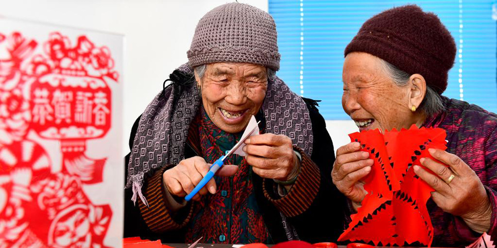 Instalações de cuidados prestam serviços a idosos em Shandong