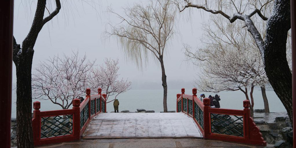 China emite alerta azul para nevasca