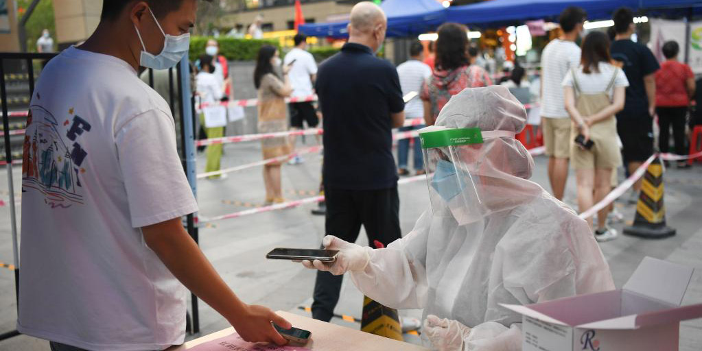 Guangzhou realiza testes de ácido nucleico em toda a cidade