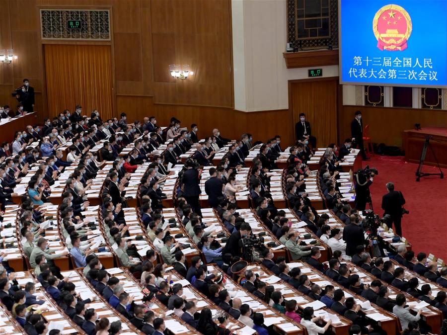 (TWO SESSIONS)CHINA-BEIJING-NPC-ANNUAL SESSION-SECOND PLENARY MEETING (CN)